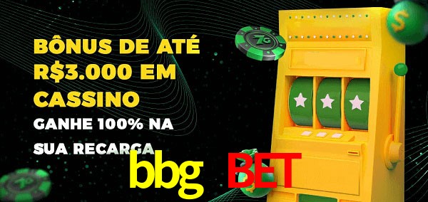 bbg bet melhor bônus de depósito