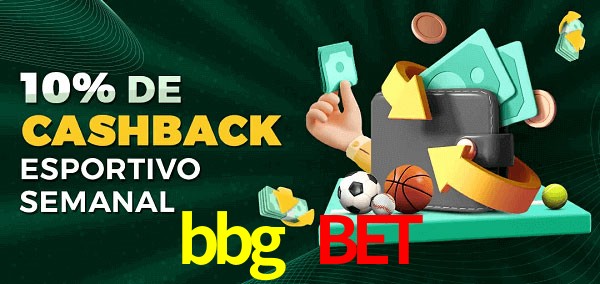 10% de bônus de cashback na bbg bet