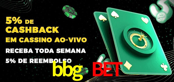 Promoções do cassino ao Vivo bbg bet